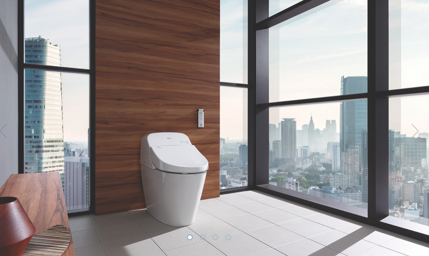 Sheri Olson Architecture - Toto’s G400 integrated bidet and toilet with auto-open and close